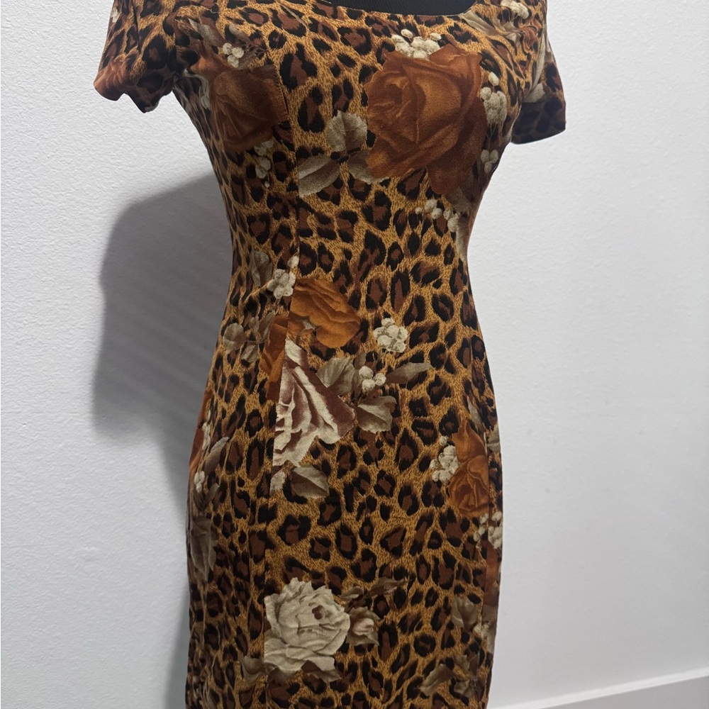 VTG Jessica Howard Leopard Print Dress